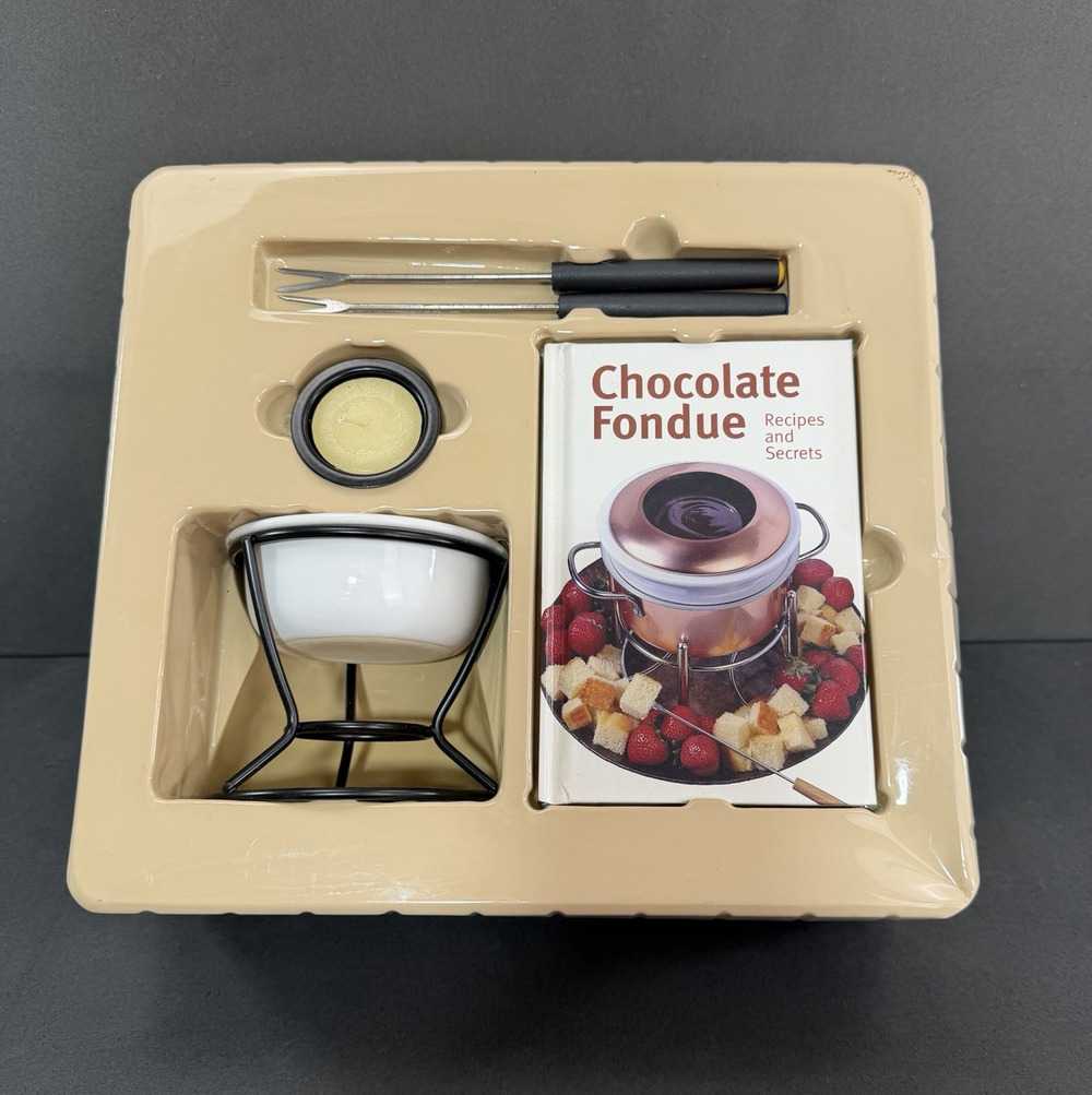 Chocolate Fondue Gift Set + Recipe Book